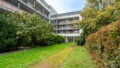 Grüner Garten und ruhige Erholungsfläche