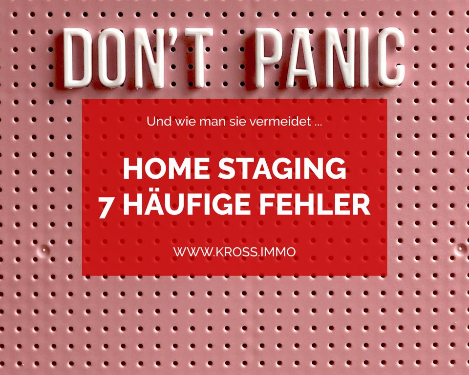 Die sieben häufigsten Fehler beim Home Staging KROß IMMOBILIEN Immobilienmakler in Freiburg und Region