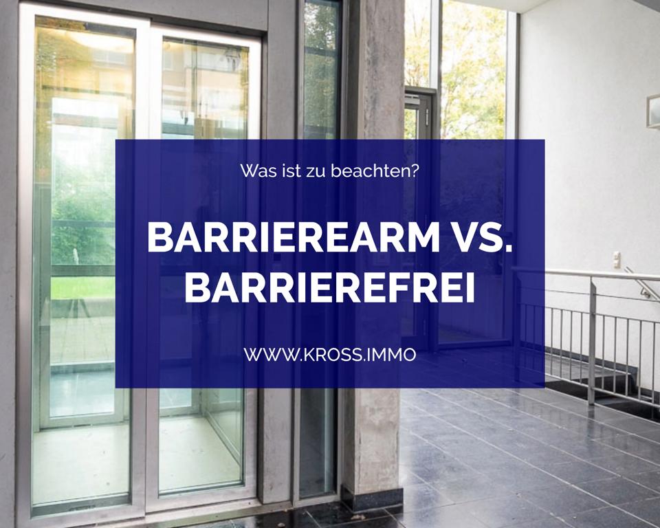 Worauf achten bei barrierefreien Immobilien KROß IMMOBILIEN Immobilienmakler in Freiburg und Region